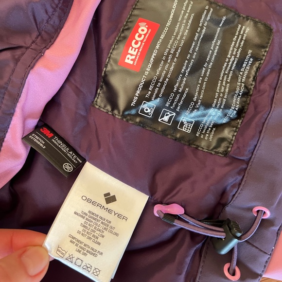 Obermeyer Malaki pink Ski Jacket size 8 - Picture 5 of 8